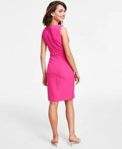 Alternative view of Kasper Women's Asymmetrical Snap-Trim Sheath Dress