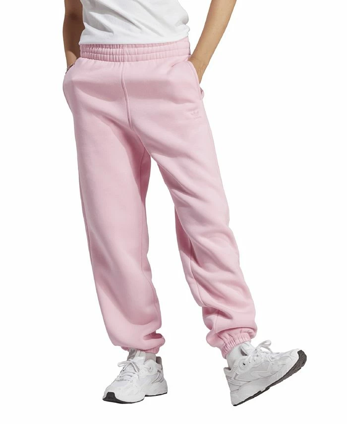ADIDAS Women's Essentials Fleece High Rise Waist Joggers 1 ADIDAS Women's Essentials Fleece High Rise Waist Joggers