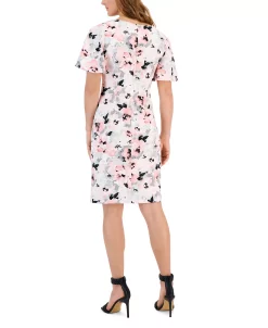 Kasper Women's Floral-Print Scuba Crepe Sheath Dress -Anne Klein Sales Store 23932865 fpx