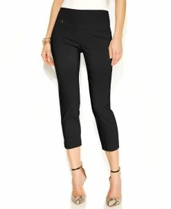 Alfani Women's Essential Pull-On Capri With Tummy-Control, Created For Macy's