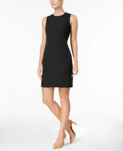 Alternative view of Anne Klein Executive Collection Shawl-Collar Sleeveless Sheath Dress Suit, Created For Macy's