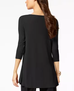 Alternative view of Alfani Women's 3/4 Sleeve High-Low Tunic, Created For Macy's