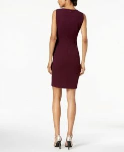 Alternative view of Calvin Klein Starburst Sleeveless Sheath Dress